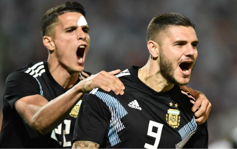 پیروزی آرژانتین با اولین گلهای ملی ایکاردی و دیبالا