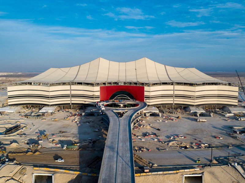 ورزشگاه زیبای الخور در یک قدمی افتتاح(عکس)