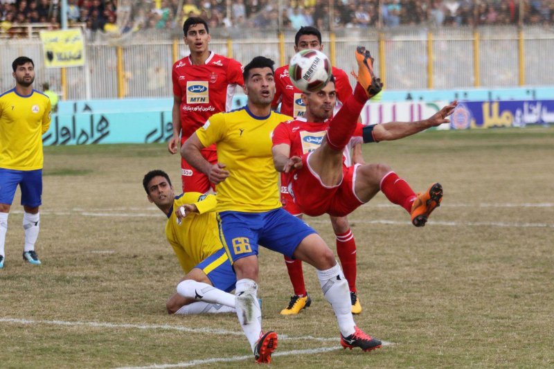 نفت مسجد سلیمان 0 - پرسپولیس 0 بازی صفر! 