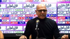 کنفرانس خبری مرزبان پس از بازی برابراستقلال