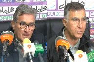 کنفرانس خبری پس از بازی نساجی مازندران - پرسپولیس