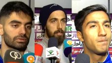 مصاحبه با بازیکنان استقلال - نساجی