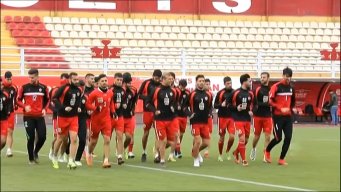 تبریک سال نو بازیکنان پرسپولیس در حاشیه تمرینات