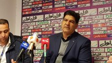 کنفرانس خبری مهاجری قبل از بازی با سایپا