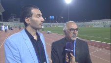 صحبت های حاجیلو دقایقی قبل از بازی استقلال-الهلال