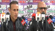 کنفرانس خبری بعد از بازی پدیده - نفت مسجد سلیمان