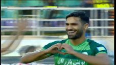 گل اول ذوب آهن به تراکتورسازی ( وحید محمد زاده )