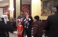 استقبال هواداران از بازیکنان پرسپولیس در هتل تبریز