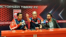 کنفرانس خبری لیکنز قبل از دیدار با پارس جنوبی جم