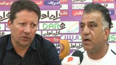کنفرانس خبری بعد از بازی صنعت نفت - استقلال