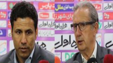 کنفرانس خبری پس از بازی تراکتورسازی - پارس جنوبی جم