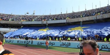 طرح موزاییکی هواداران استقلال برای حیدری