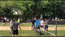بازیکنان استقلال بعد از پایان لیگ در جام تنیس فوتبال