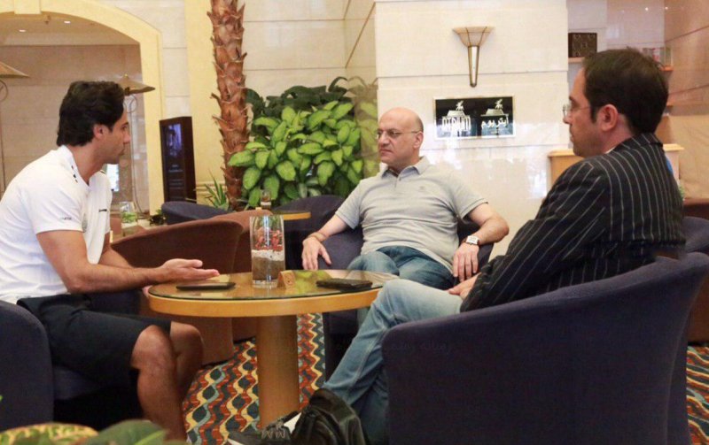 جلسه مجیدی با خطیر و فتحی در امارات