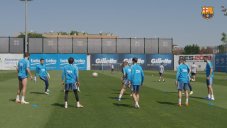 بازگشت بارسایی ها به تمرینات قبل از بازی والنسیا