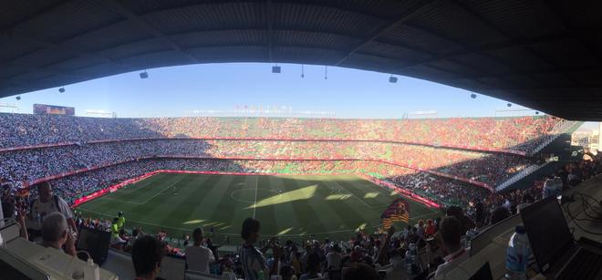 سوت های ممتد هواداران بارسا علیه سرود اسپانیا