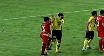 صحنه درگیری سیاوش یزدانی و شجاع خلیل زاده