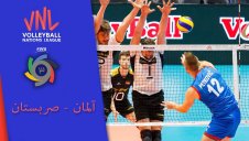 خلاصه والیبال آلمان 3 - صربستان 2 (لیگ ملت های والیبال)
