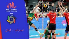 خلاصه والیبال استرالیا 3 - آلمان 0 (لیگ ملت های والیبال)