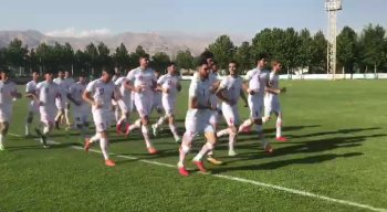اولین تمرین تیم امید زیرنظر فرهاد مجیدی