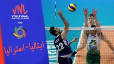 خلاصه والیبال استرالیا 1 - ایتالیا 3 (لیگ ملت های والیبال)