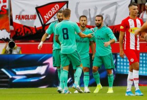 پیروزی رئال مادرید مقابل سالزبورگ با اولین گل هازارد