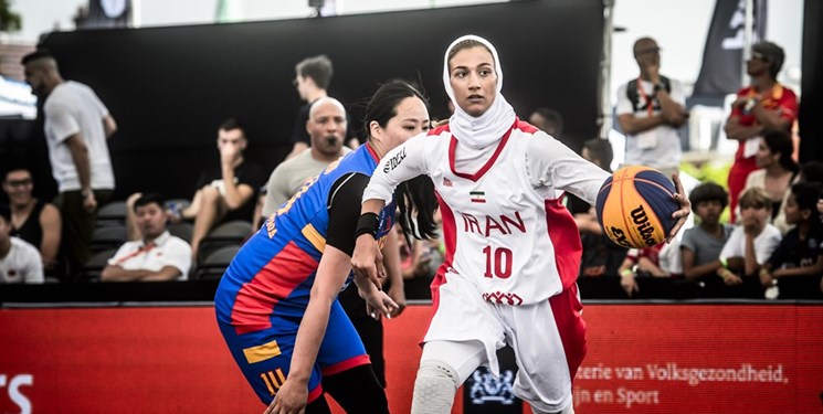 اولین پیروزی بانوان بسکتبالیست ایران در غرب آسیا