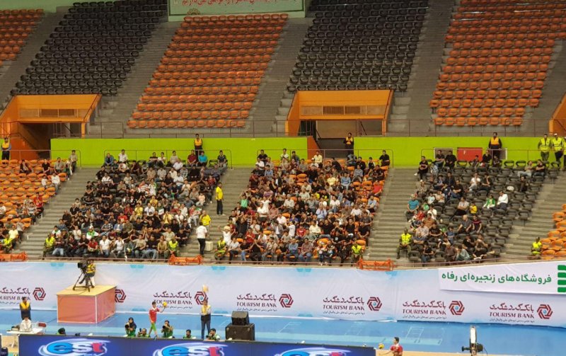 استقبال ضعیف تهرانی‌ها از والیبال قهرمانی آسیا