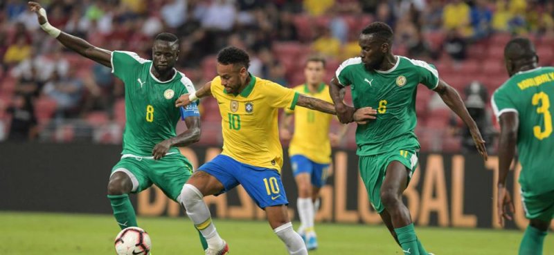 تساوی برزیل و سنگال در بازی دوستانه