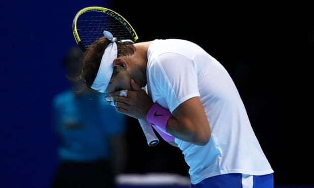 حذف نادال از تنیس اپن استرالیا در ماراتن 4 ساعته