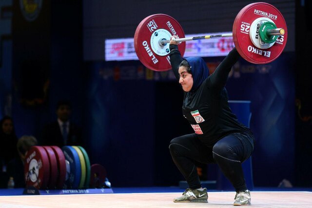 چهارمی بانوی وزنه‌بردار ایران در مسابقات ترکیه
