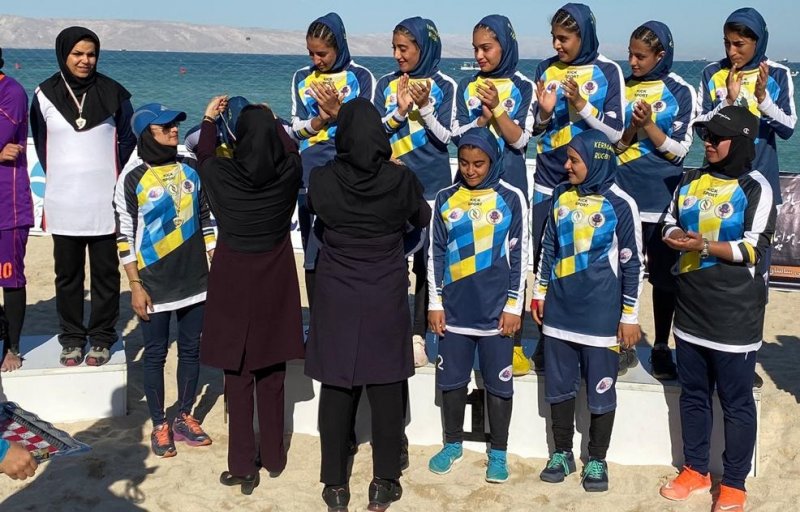 ساسان فاتح اولین مسابقات راگبی ساحلی ایران