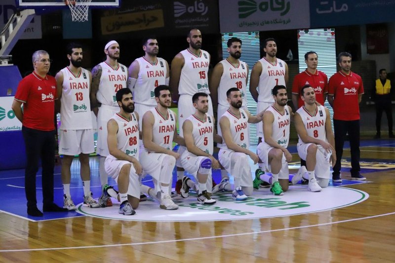 لیست تیم ملی بسکتبال ایران برای بازی با قطر
