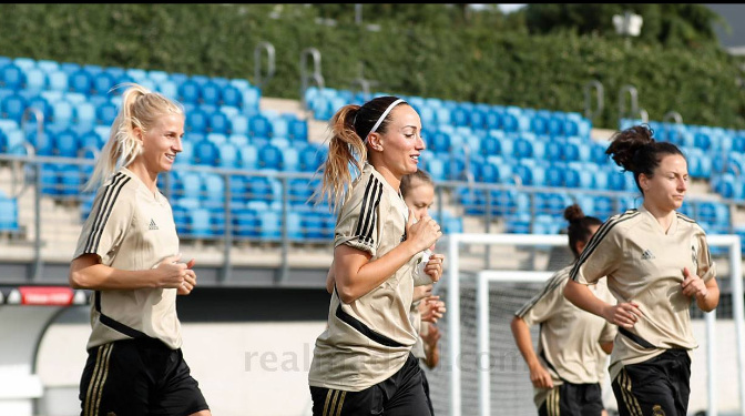 اولین تمرین تیم زنان باشگاه رئال مادرید