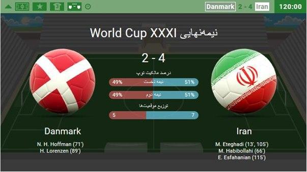 ایران در فینال رقابتهای جهانی هت‌تریک