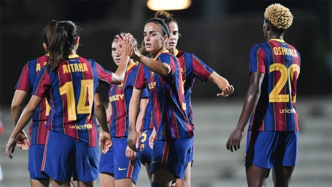 گلباران بارسا در اولین ال‌کلاسیکوی تاریخ فوتبال زنان