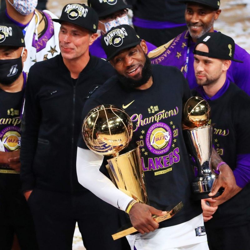 تاجگذاری پادشاه و یارانش در NBA