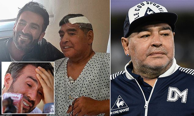 مارادونا با سر زمین خورد ولی به بیمارستان منتقل نشد