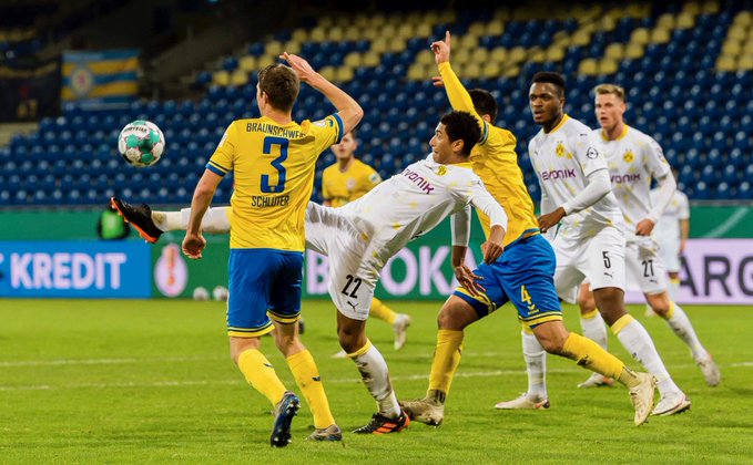 برانشوایگ 0 - 2 دورتموند؛ صعود دشوار به دور بعدی