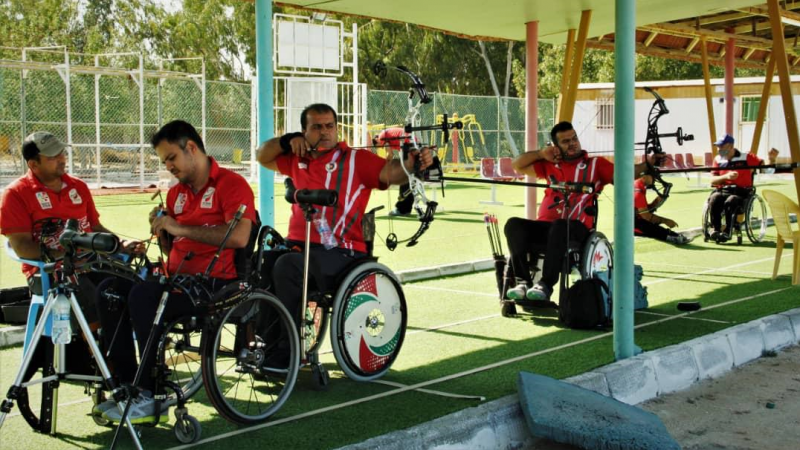 برگزاری اردوی تیم ملی پاراتیروکمان در کیش