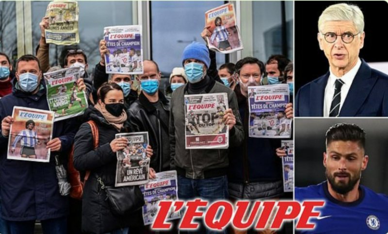 حمایت ورزش فرانسه از اعتصاب خبرنگاران اکیپ