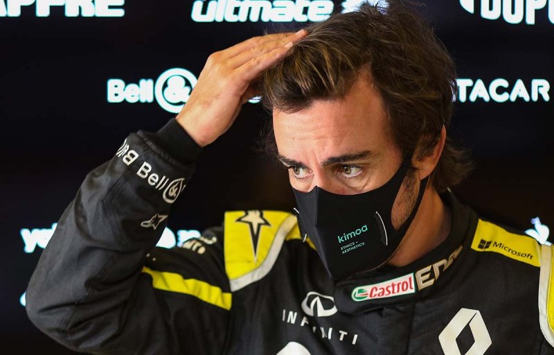 تصادف شدید قهرمان F1؛ فرناندو آلونسو در بیمارستان