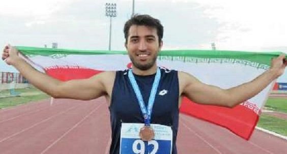 نایب قهرمانی سجاد هاشمی در مسابقات دوومیدانی ترکیه