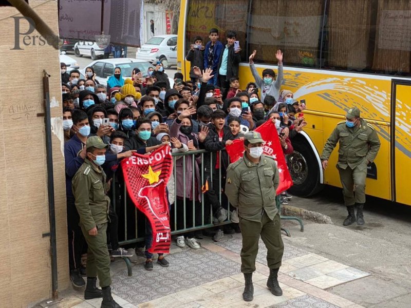 جشن هواداران پرسپولیس در سیرجان