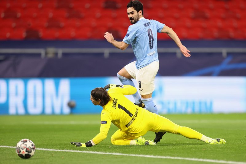 سیتی 2-0 گلادباخ: صعود بیدردسر آبیها