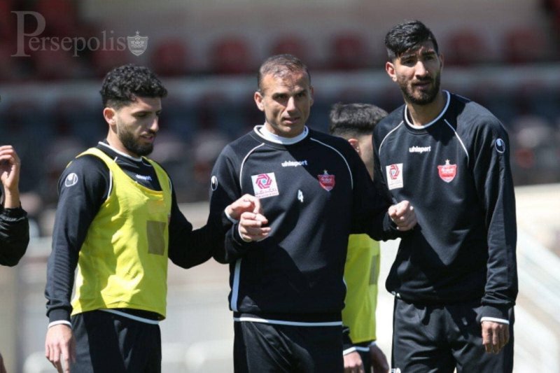 تمرین اضافی برای ستاره های پرسپولیس
