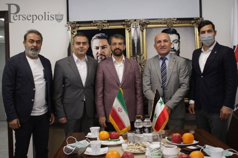 جلسه رئیس فدراسیون سوریه در باشگاه پرسپولیس (عکس)
