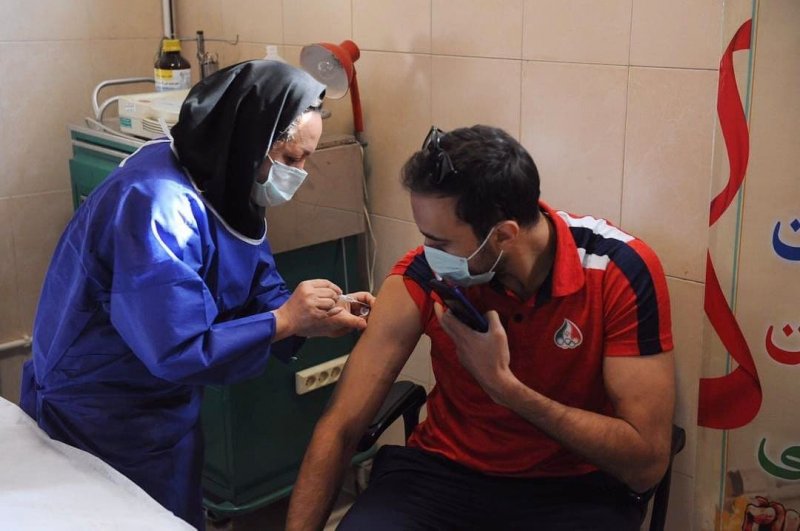 المپیکی های ایران واکسینه می شوند(عکس)