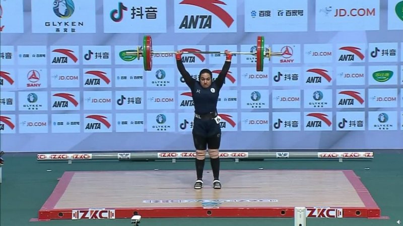 وزنه برداری قهرمانی آسیا؛ دختر ایرانی ششم شد
