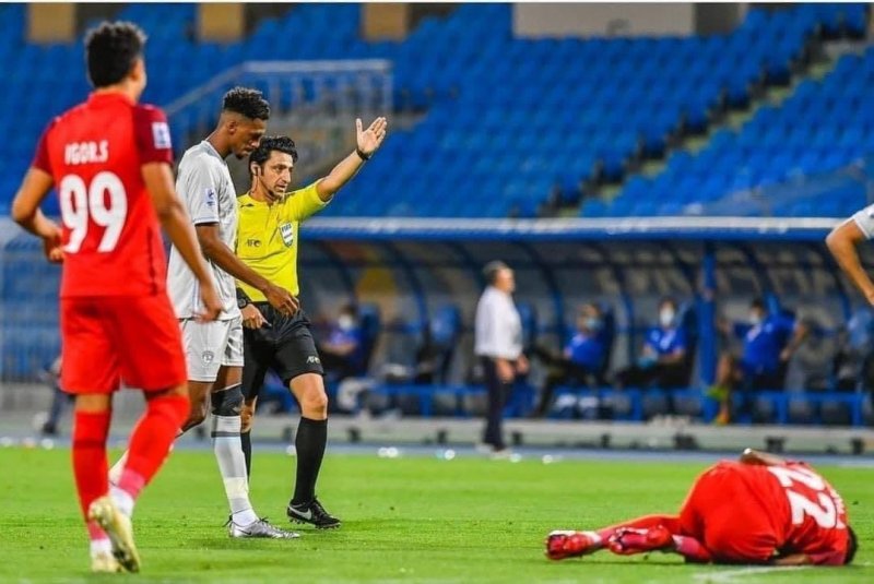 داور عراقی فولاد - النصر را سوت میزند